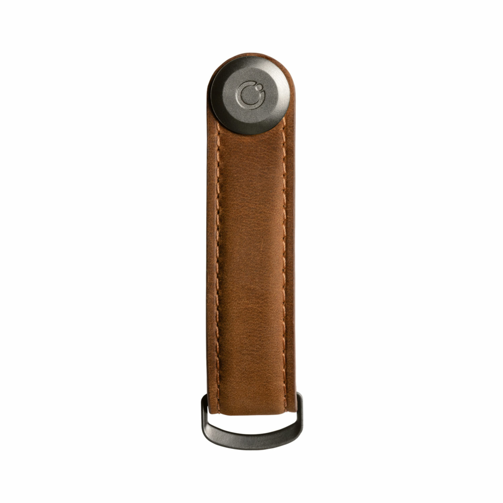 crazy horse leather key organiser chesnut brown by orbitkey