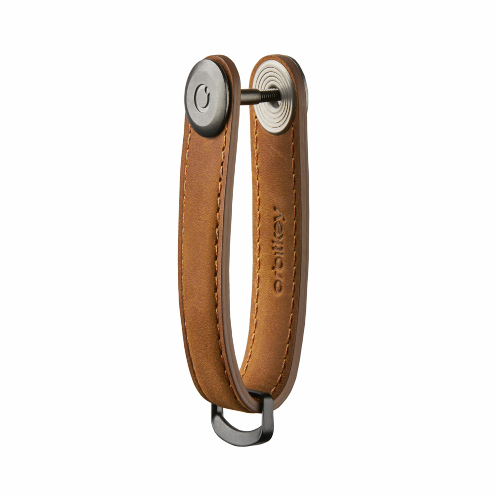 crazy horse leather key organiser chesnut brown by orbitkey