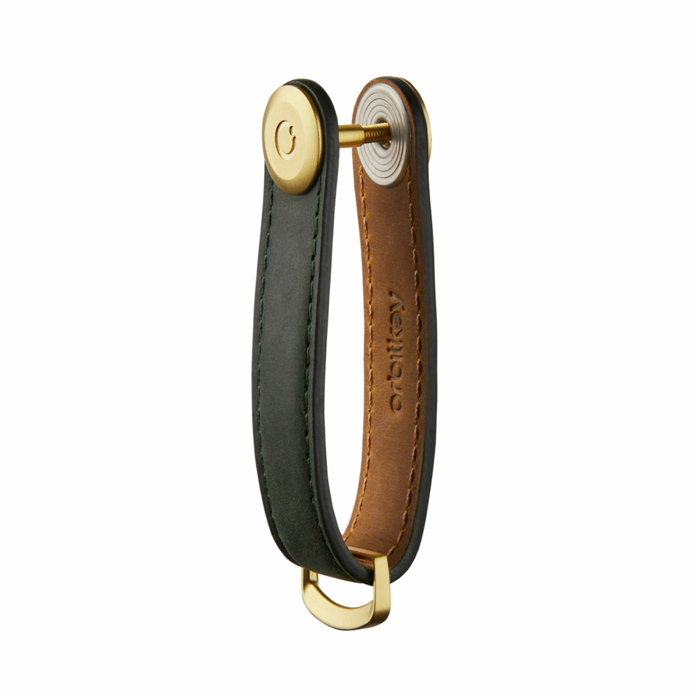 crazy horse leather key organiser forest green by orbitkey