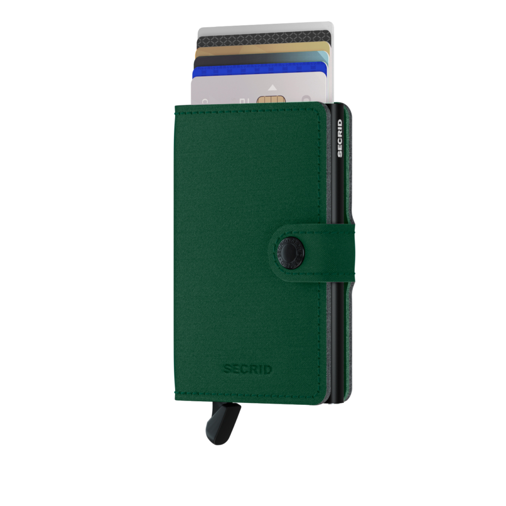 mini wallet yard green by secrid