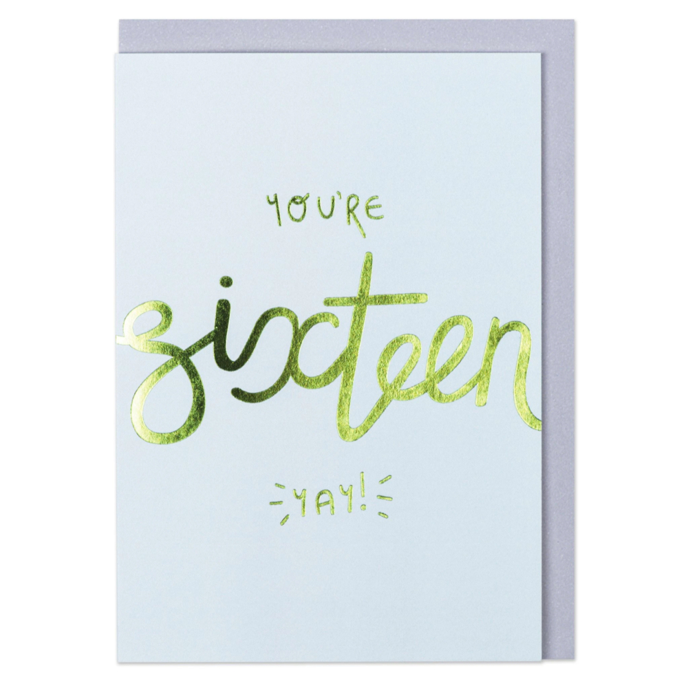 age 16 card by raspberry blossom
