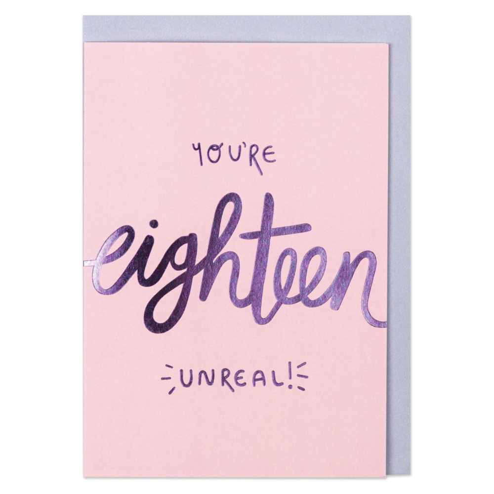 age 18 card by raspberry blossom