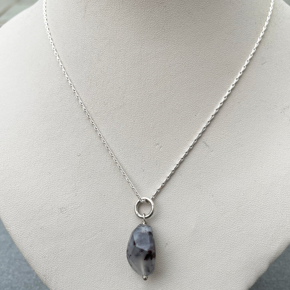 MSJ69 Agathe gemstone necklace by MAdeleine Spencer Jewellery