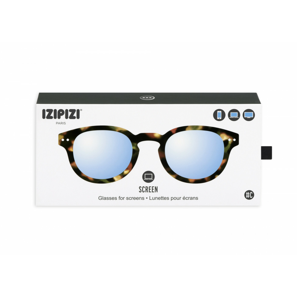 reading screen glasses tortoise frame C by Izipizi
